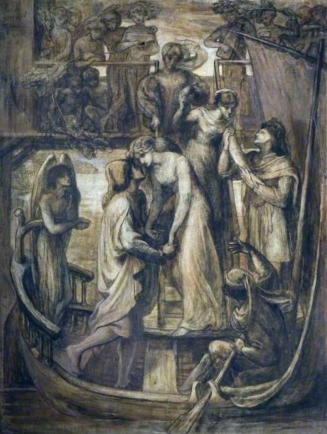 The Boat Of Love by Dante Gabriel Rossetti